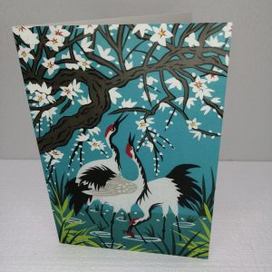 Cranes and Blossom