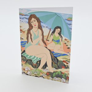 Thoughtful Bathers greeting card