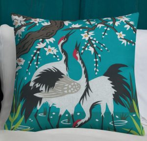 Cranes Cushion