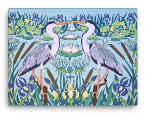 Perching Herons Canvas Print