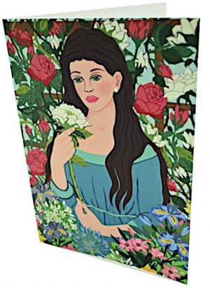 Fioraia - The Flower Girl - A5 Card