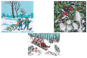 A Set of 3 Christmas Cards