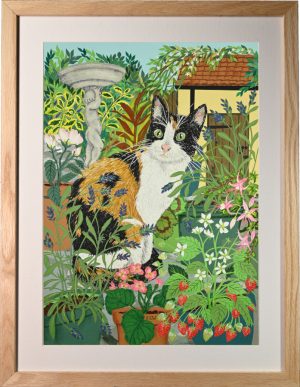 Bella's Lavender Garden - Framed Giclee Print