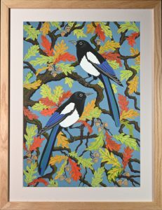 Two for Joy - A3 Framed Giclee Print