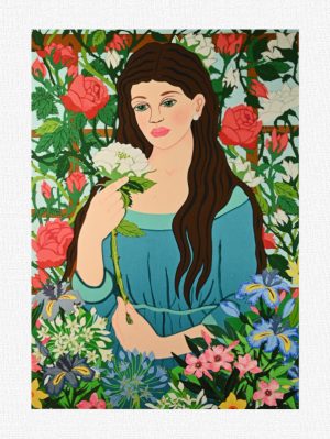 Fioraia - The Flower Girl - giclee print