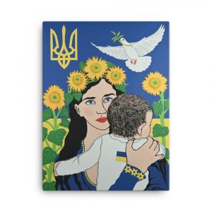 Precious Peace - stretched canvas