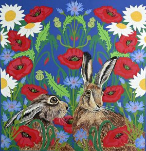 Summer Hares Giclee Print