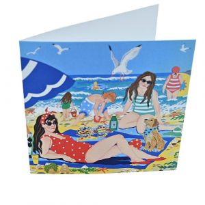 Seaside Picnic Square Card