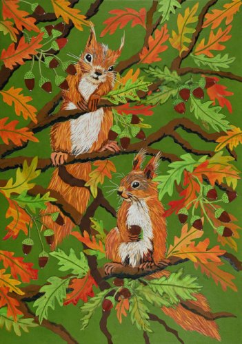 Autumn Squirrels