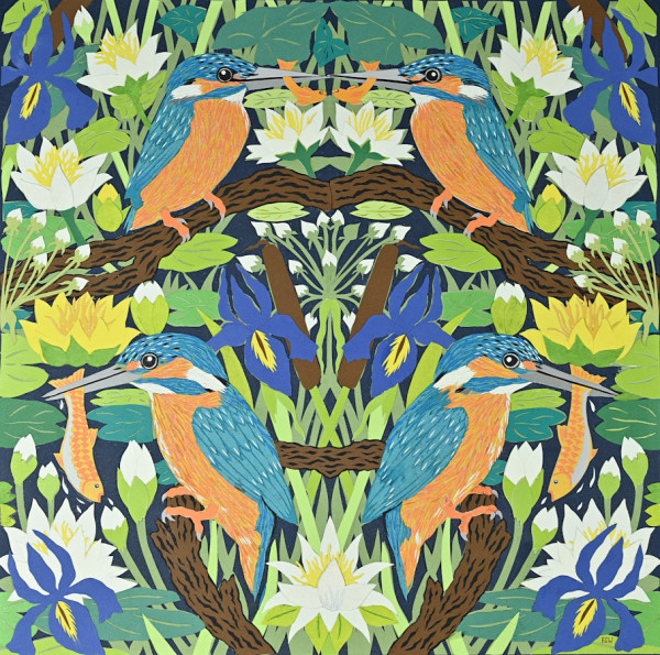 Kingfishers Perching