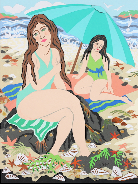 Beach Series:Thoughtful Bathers